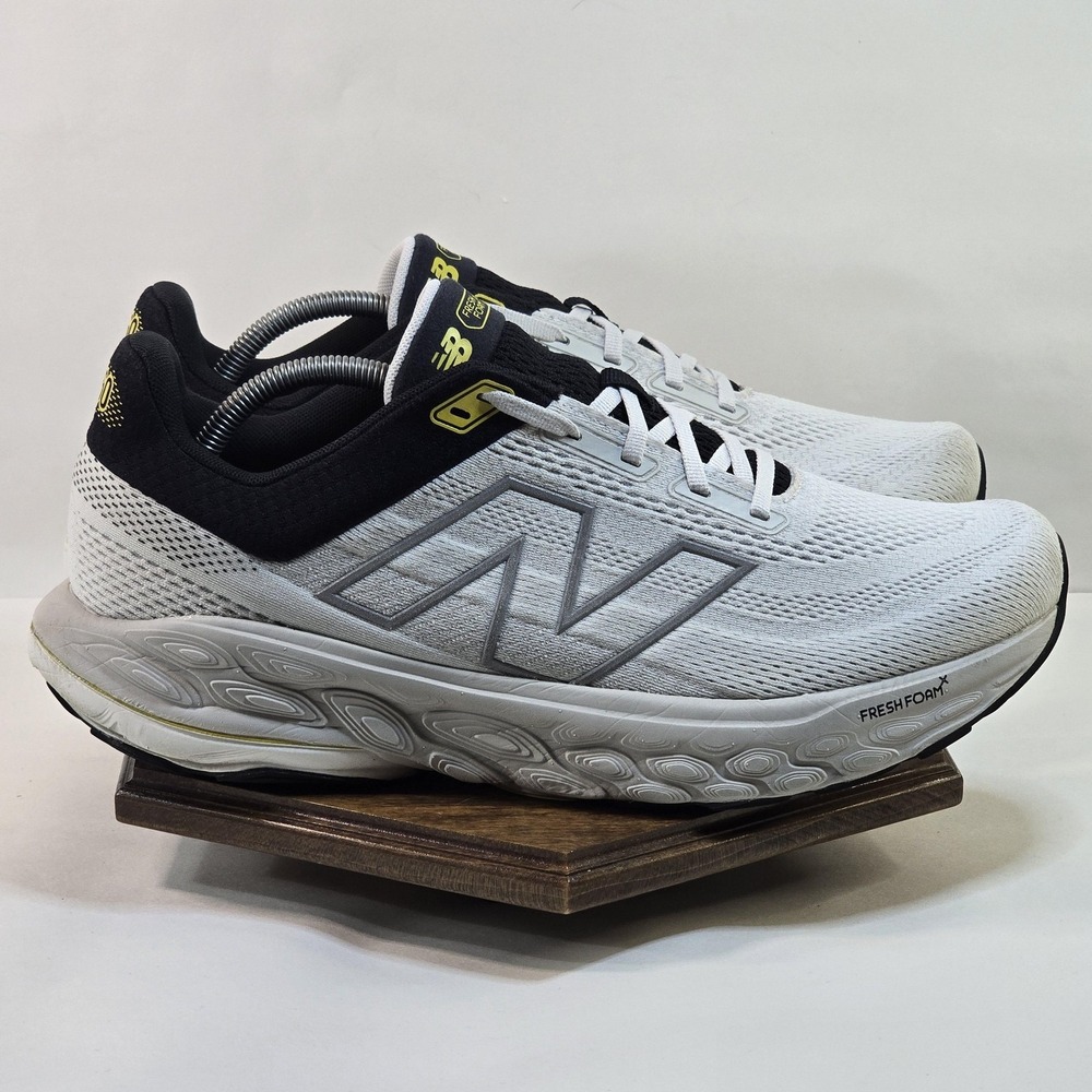 New Balance Fresh Foam X 860 Shoes Mens Size 12 White Black Running 2E M860G14